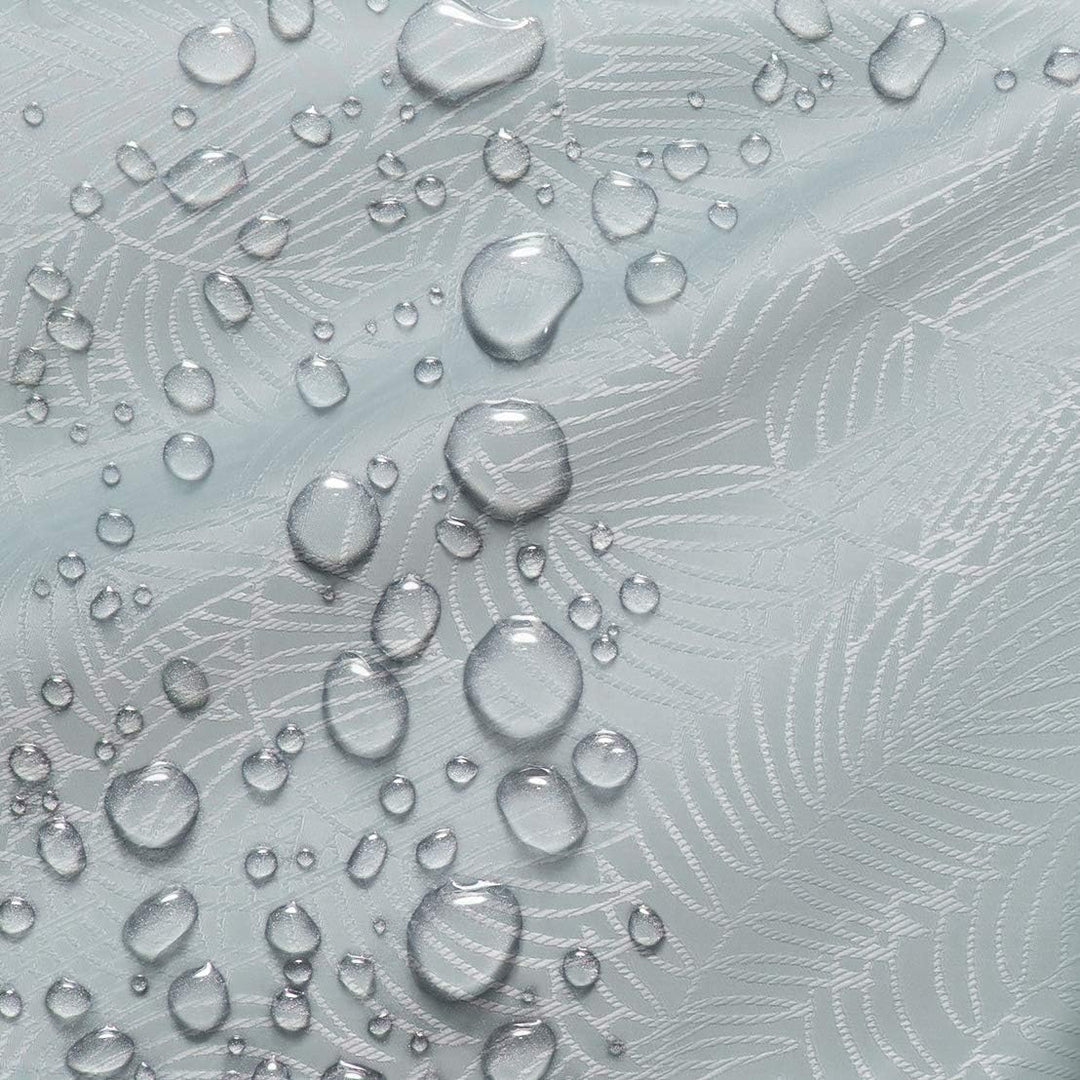 AmeliaHome Tischläufer Set 35x300 cm und 115x300 cm Lotuseffekt Wasserabweisend Blätter Minze Gaia 3