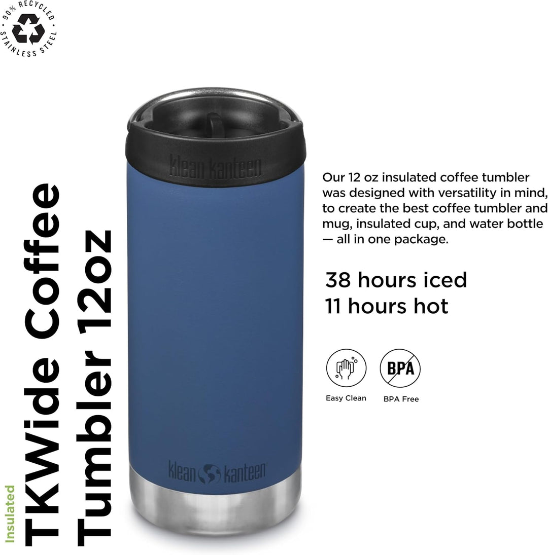 Klean Kanteen Unisex – Erwachsene Tkwide Schlaufenkappe, Real Teal, One Size, Real Teal