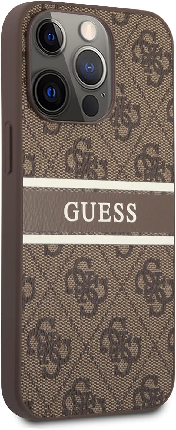 Guess GUHCP13L4GDBR Hülle für iPhone 13 Pro / 13 6" 1 braun 4G Stripe other, other