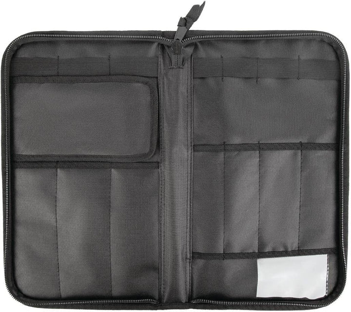 Vogue Heavy Duty Messerkoffer 7 Fächer, Schwarz, für bis zu 7 Messer, professioneller Messerhalter,