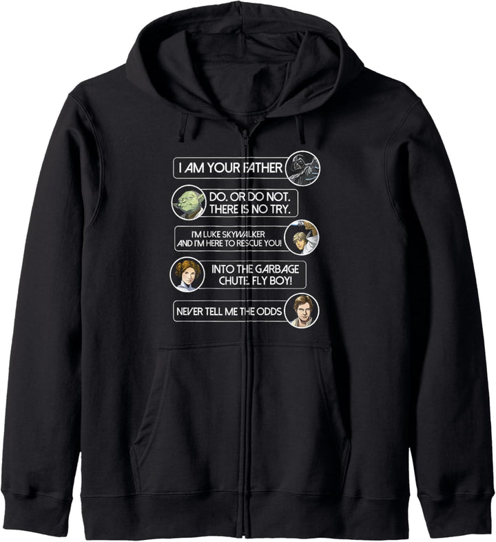 Star Wars Character Movie Quotes Kapuzenjacke