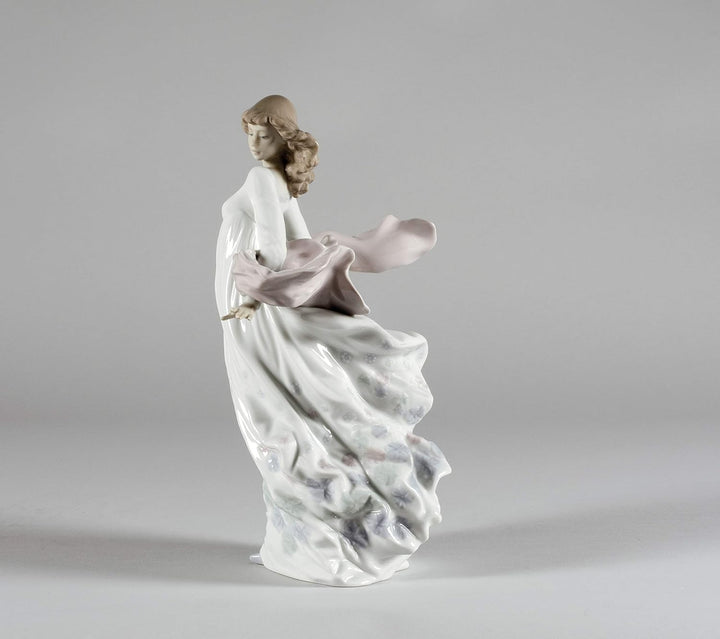LLADRÓ Frauen-Figur Frühlingspracht. Frau. Porzellan.