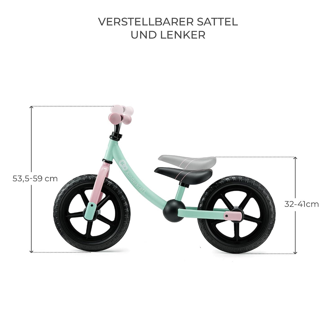 Kinderkraft 2WAY Next Off Road Laufrad, Minzig Mint, Mint