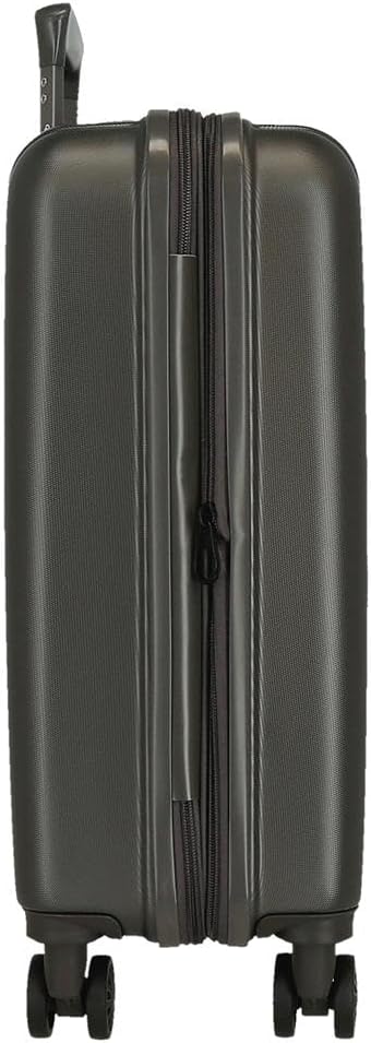 Movom Wood Kabinenkoffer Grau 40x55x20 cms Hartschalen ABS TSA-Schloss 38L 3,2Kgs 4 Doppelräder Erwe