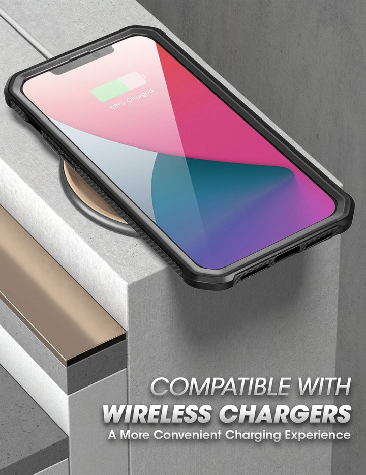 SUPCASE Transparent Hülle für iPhone 12 mini (5.4") Handyhülle 360 Grad Case Bumper Schutzhülle Cove