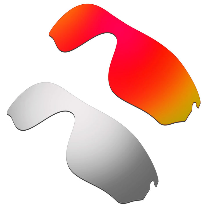 HKUCO Plus Mens Replacement Lenses For Oakley RadarLock Pitch - 2 pair