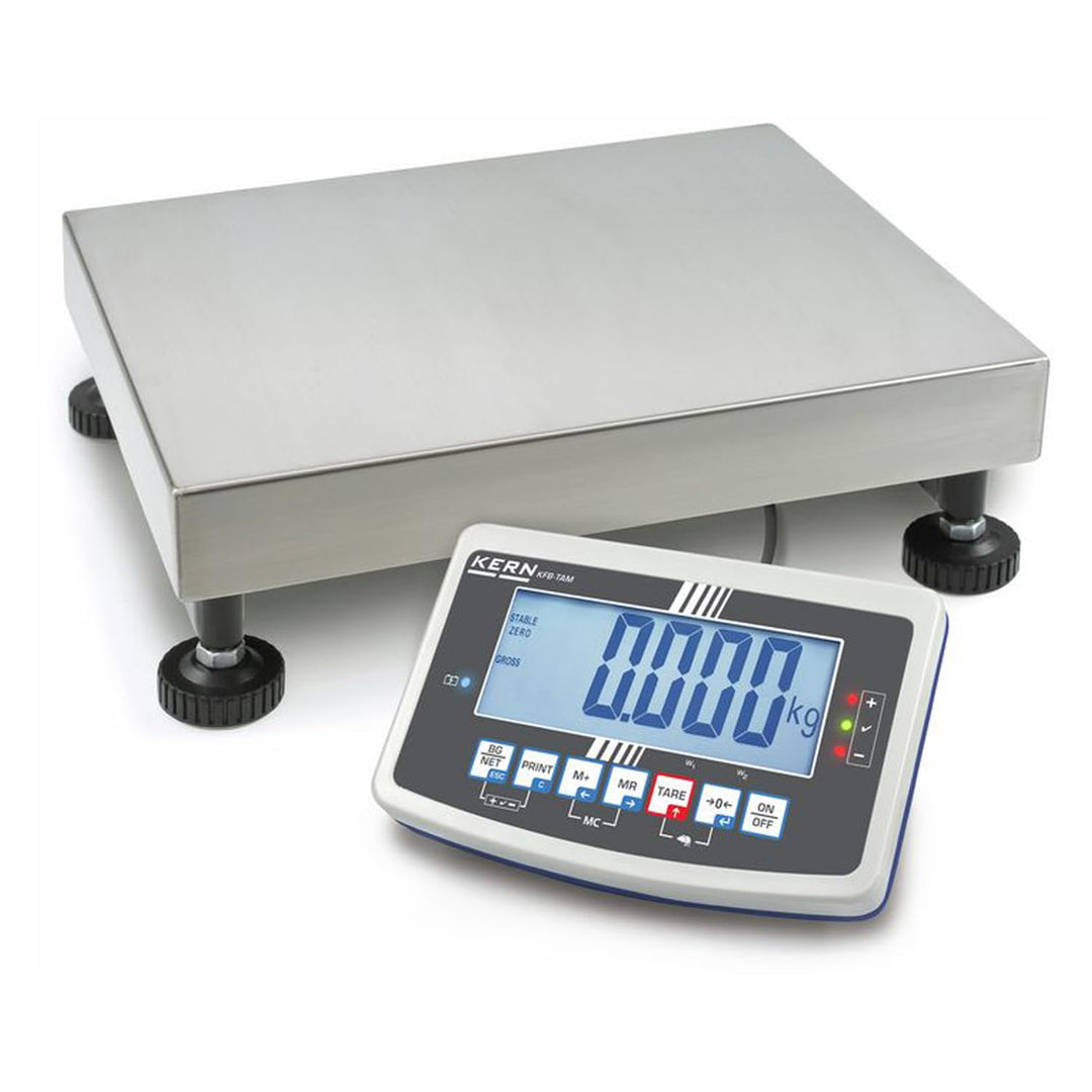Industriewaage [Kern IFB 100K-3] Robuste Plattformwaage, Wägebereich [Max]: 150 kg, Ablesbarkeit [d]