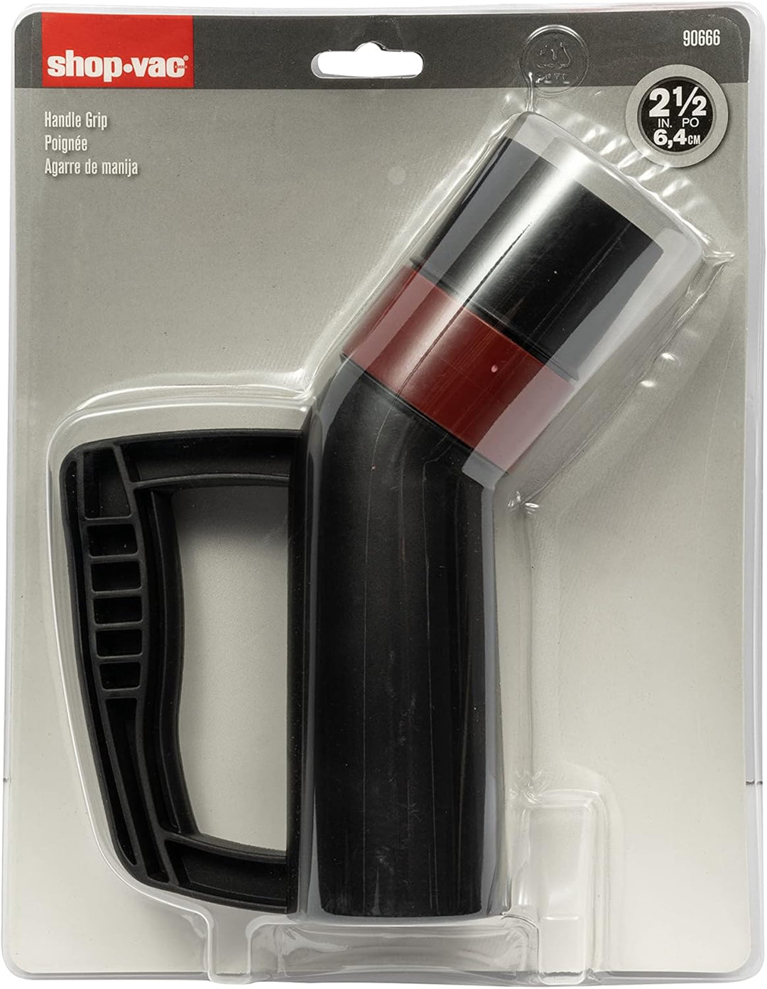 Shop-Vac 9066600 Griff, 6,3 cm Durchmesser, bequemer Griff beim Staubsaugen, 1 Stück Schlauchgriff.,