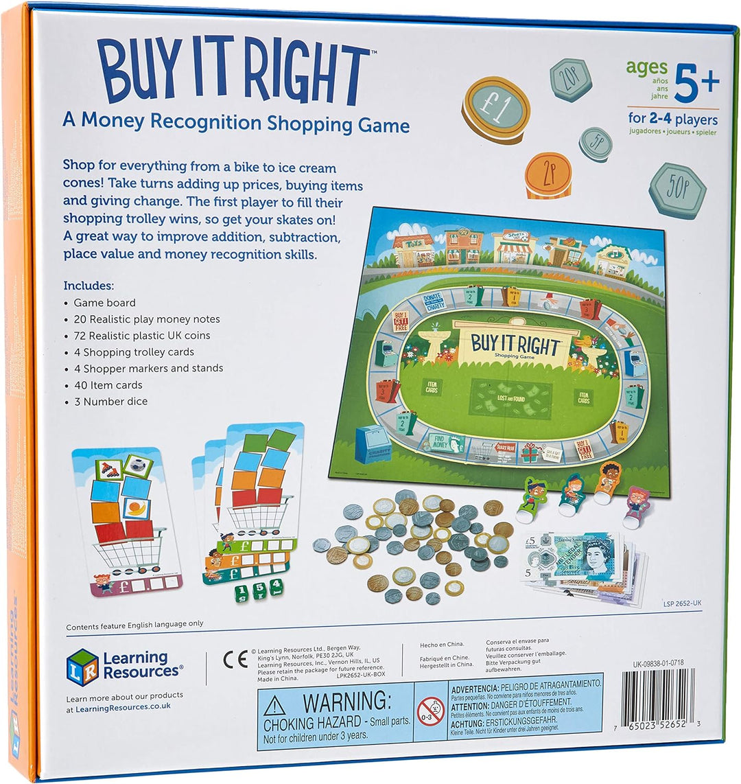Learning Resources Buy it Right – Richtig einkaufen, Einkaufsspiel