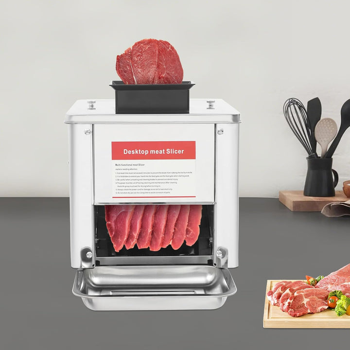 Fleischschneidemaschine Fleischschneider 850 W, 310rpm kommerzielle Fleischschneidemaschine aus Edel