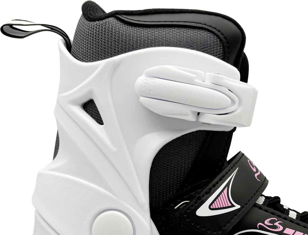 Cox Swain verstellbare Schlittschuhe Polar, Eislaufschuhe für Kinder, Jugendliche und Erwachsene bis