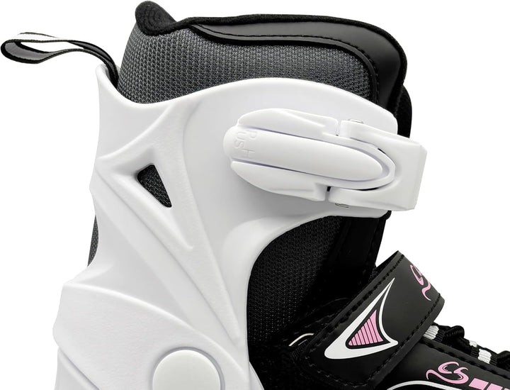 Cox Swain verstellbare Schlittschuhe Polar, Eislaufschuhe für Kinder, Jugendliche und Erwachsene bis