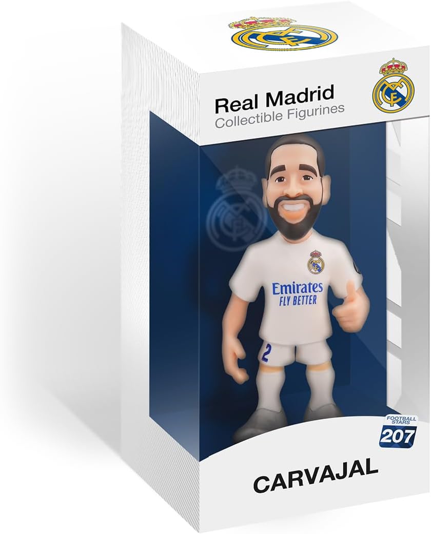 MINIX Sammelfigur MN18413, Real Madrid, Sammlerstück, 12 cm, Geschenkidee für Kinder und Erwachsene,