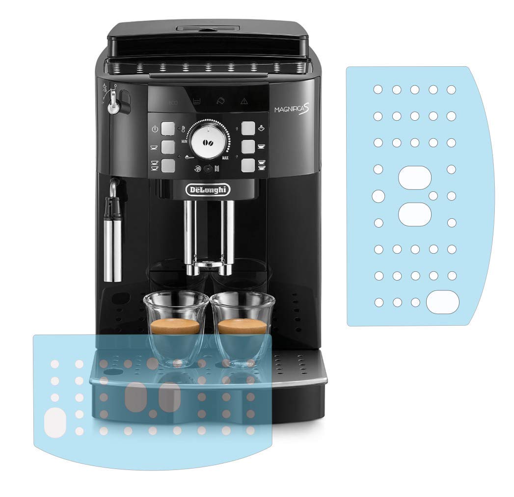 5 x Schutzfolie für Tropfblech DeLonghi Magnifica ECAM 20.116-20.116 - 21.116-21.117 - 21.118-22.105