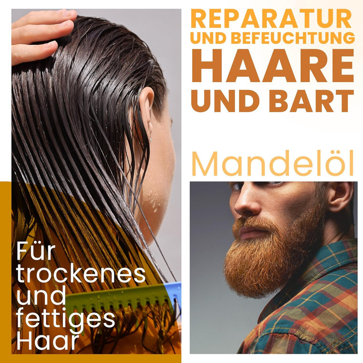 bleu &amp; marine Bretania - 100% Natürliches Mandelöl | Kaltgepresst | Anti-Dehnungsstreifen | Säugling