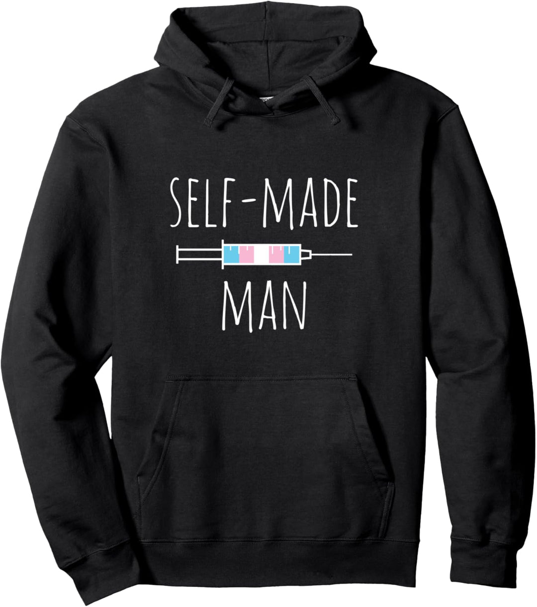 Self-Made Man Trans Pride Transgender Pullover Hoodie