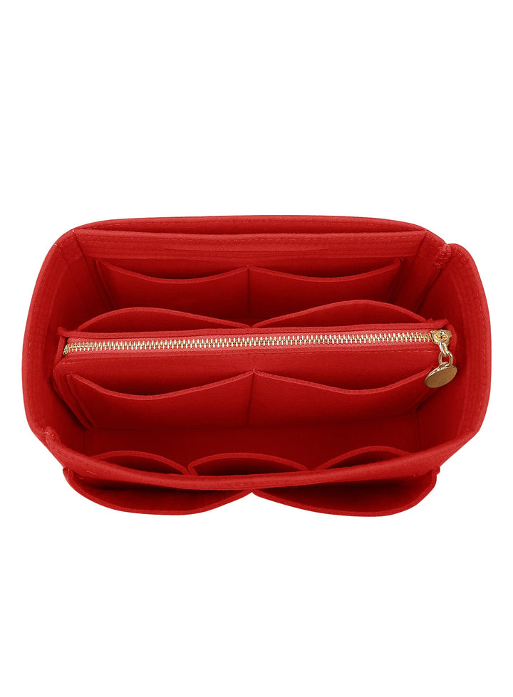 Organisatorischer Tascheineinsatz aus Filz mit Reissverschluss, passend für Speedy-Neverfull-Tasche,