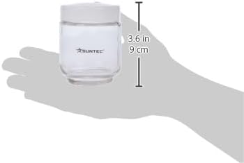 SUNTEC Joghurtmaker Gläser-Set YOG-CUP-6-SET-8687 [Zubehör-Set mit 6 Glasbehältern à 170 ml, inkl. D