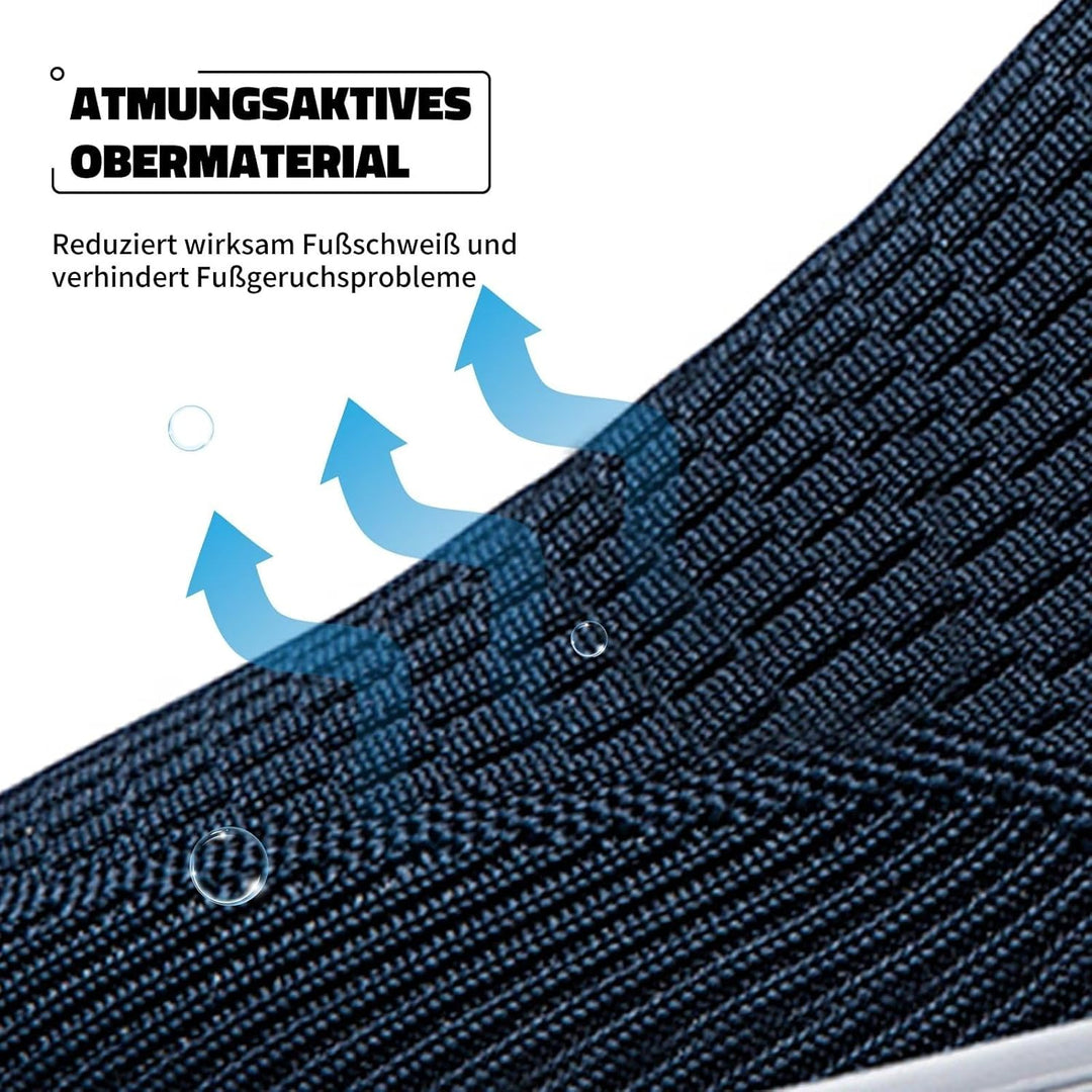 Oltyutc Herren Sneakers Slip On Schuhe Laufschuhe Sportschuhe Tennisschuhe Walkingschuhe Bequem Atmu