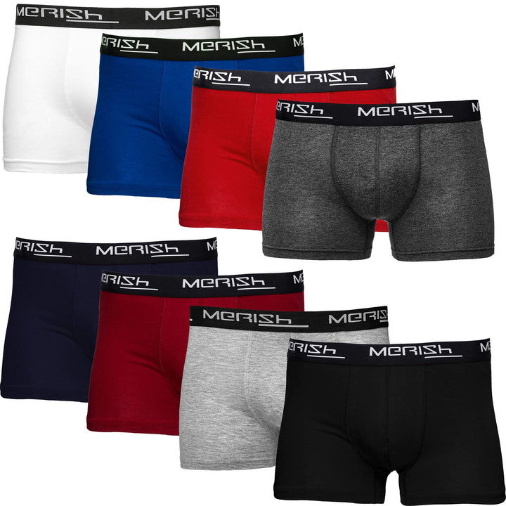 MERISH Boxershorts Herren 6-er /10-er / 15-er Pack S-5XL Unterwäsche Unterhosen Männer Men Retroshor