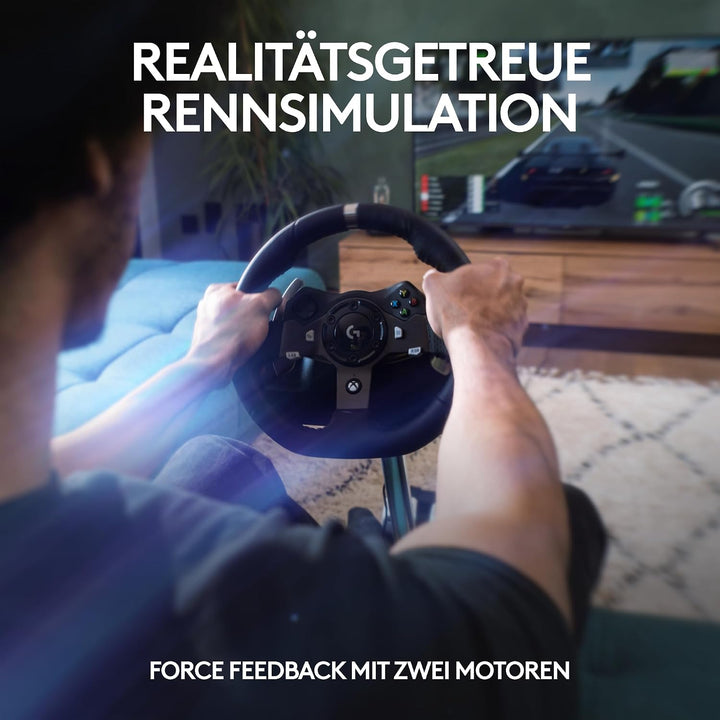 Logitech G G920 Driving Force Rennlenkrad und Pedale mit Force Feedback + G321 LIGHTSPEED kabelloses