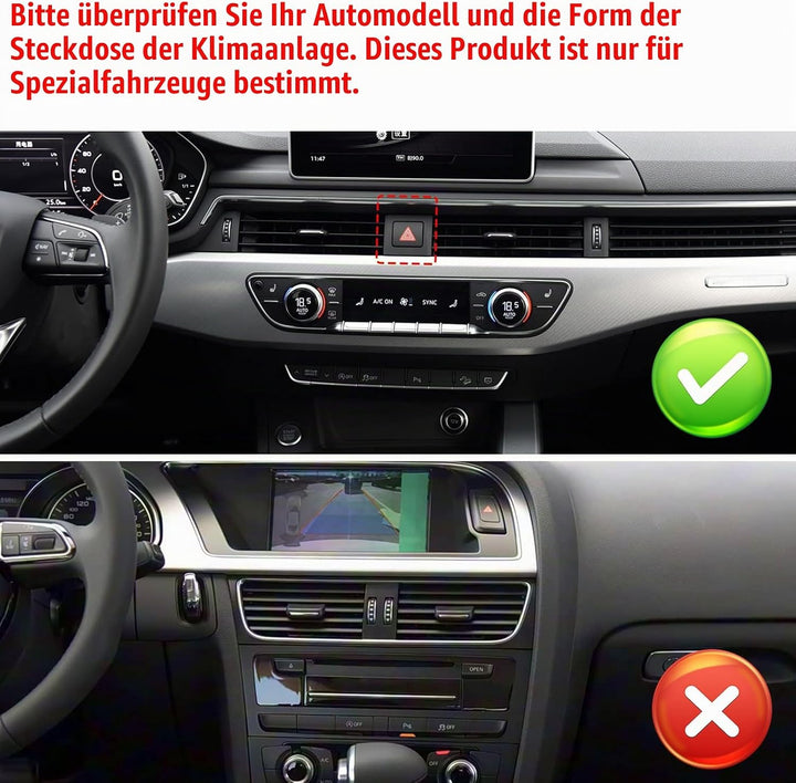 TTCR-II Kompatibel mit Audi A4 B9 / A5 F5 2017-2023 Handyhalterung, A4 B9 Smartphone Halter 360° Dre