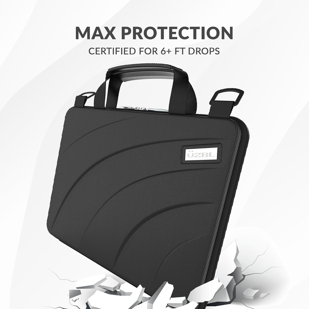 UZBL 33-35,6 cm (13-14 Zoll) Schutzhülle für Chromebook mit verstellbarem Schultergurt und Tragegrif