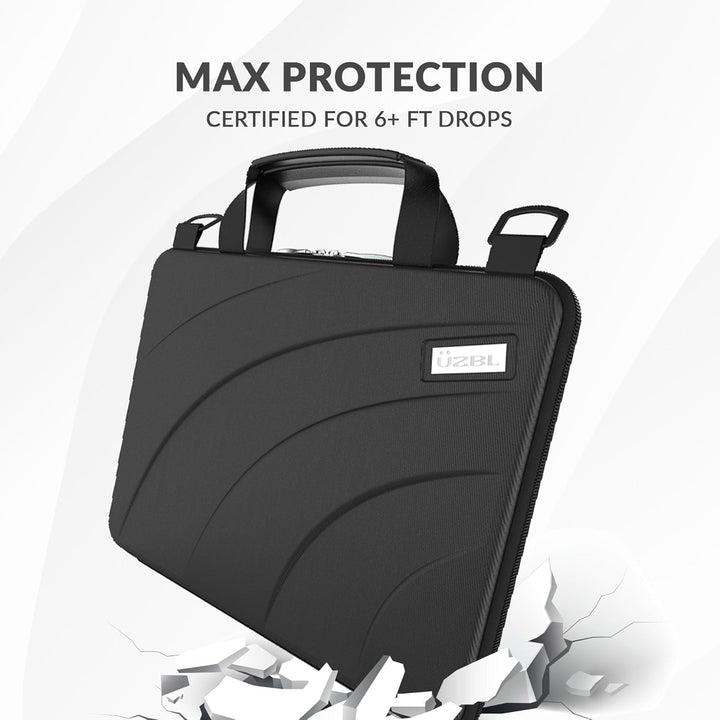 UZBL 33-35,6 cm (13-14 Zoll) Schutzhülle für Chromebook mit verstellbarem Schultergurt und Tragegrif