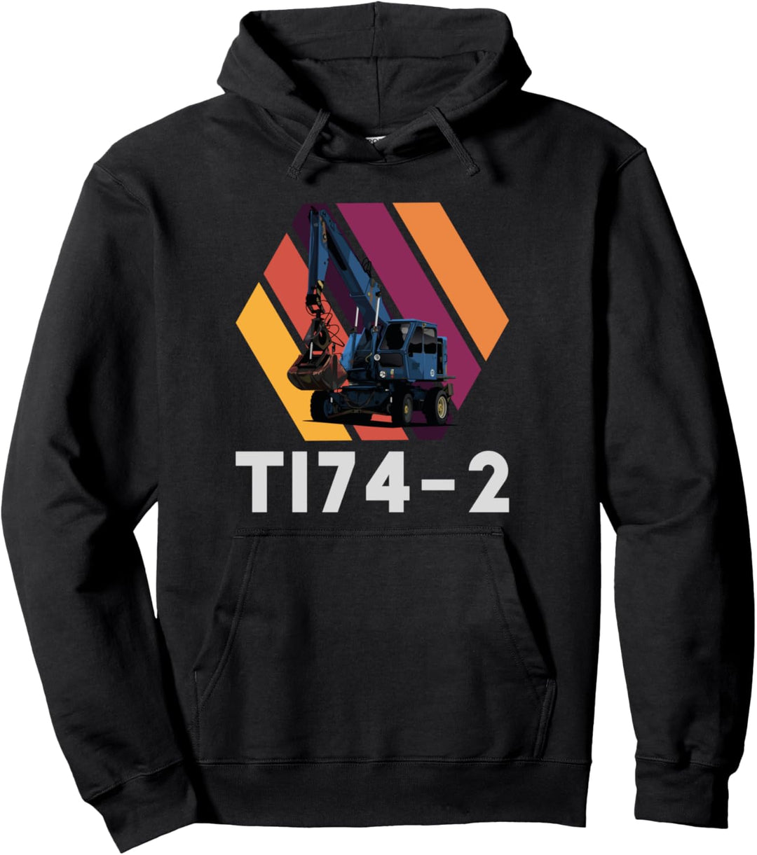 Landwirtschaftliche Maschine Landwirte Bagger T174-2 Pullover Hoodie