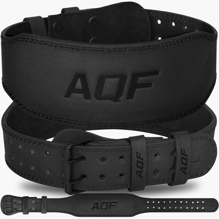 AQF Gewichthebergürtel - 4" 6" Breit Leder Lendenwirbelstütze Gepolsterte Lifting Belt, Gym Belt Mit