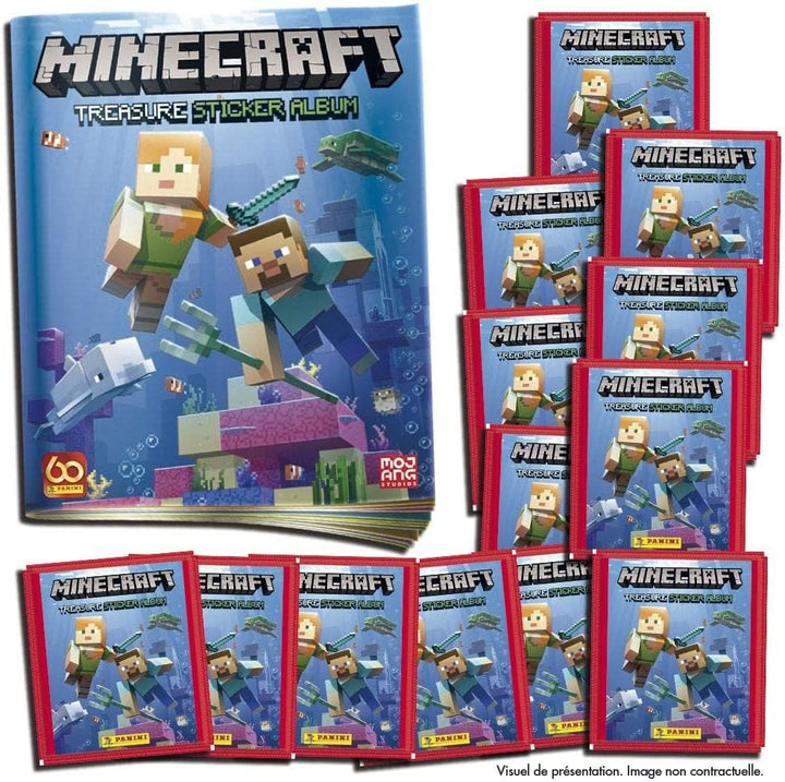 Minecraft Sticker-Sammelpackungen, 50 Stück