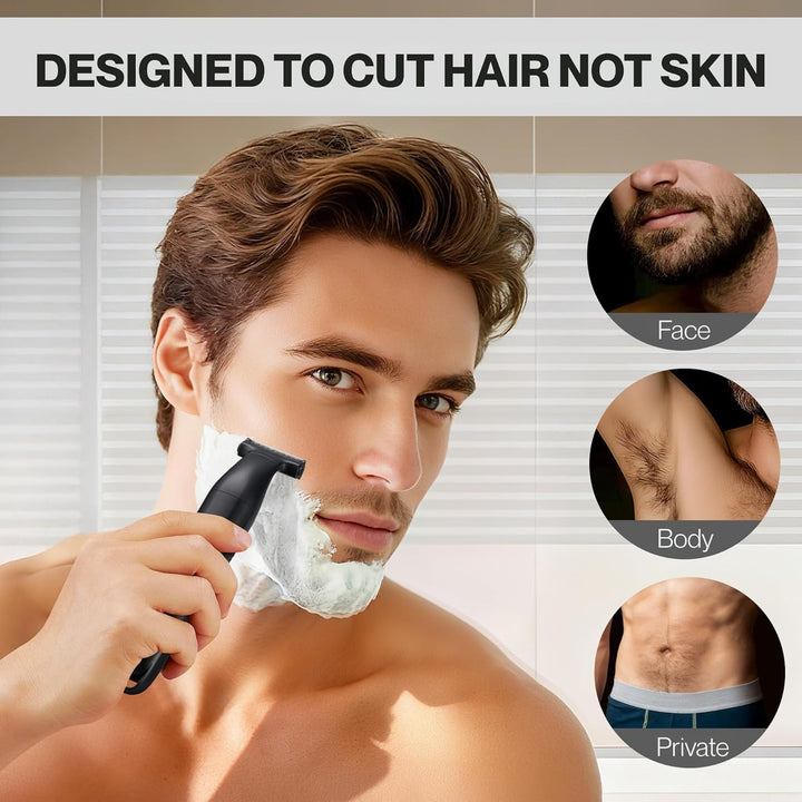 BarberBoss 3-in-1 Präzisionstrimmer Herren Bart- und Haarpflegeset für Männer, Körperpflege, Nasen-