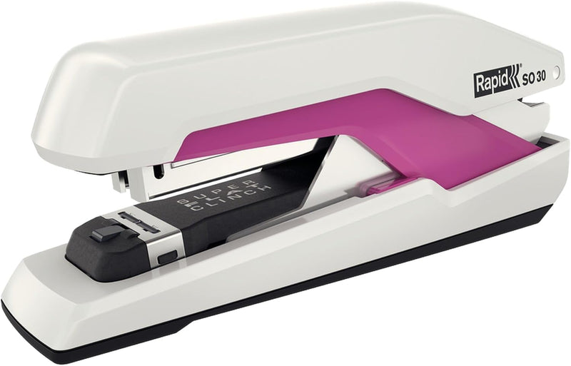 Rapid 5000548 Tacker Super Flachheftgerät (30 Blatt, Mühelos, Omnipress, Hochwertiges Ergonomisches