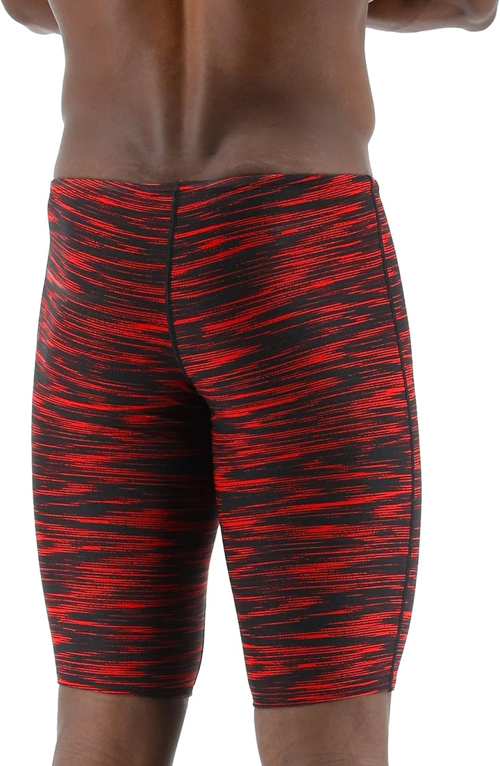 TYR Herren Durafast Elite Athletic Jammer Badeanzug Badehose 36 Red Fizzy, 36 Red Fizzy