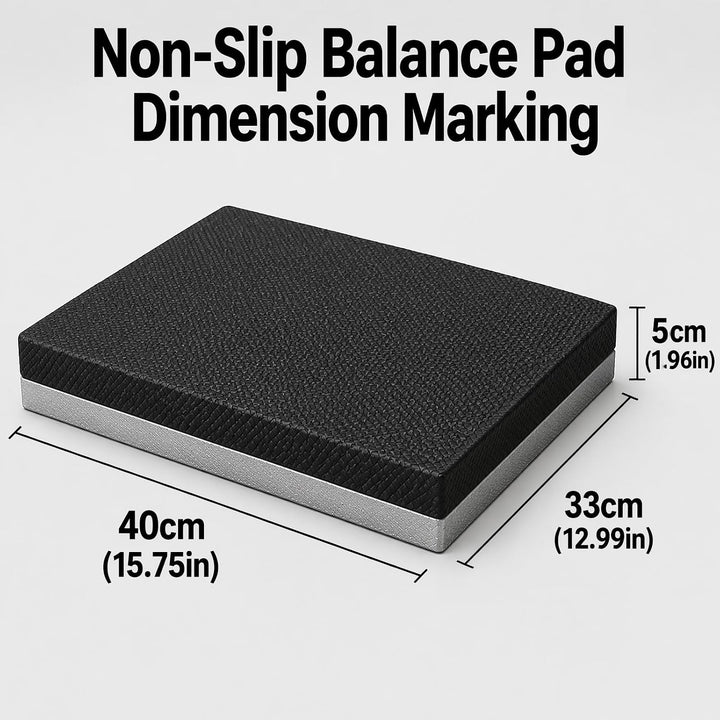 Balance Pad 2 Stück, 40x33cm Gleichgewichtskissen, Balancekissen Rutschfest 5cm Dicke, Balance Kisse