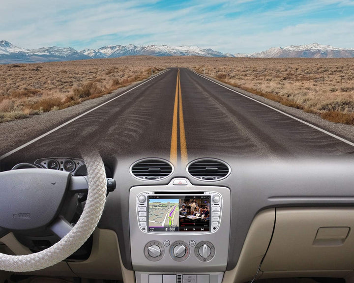 JOYX Android 14 Autoradio Passt für Ford Focus/Mondeo/S-Max/C-Max/Galaxy - Eingebauter DSP - 4G+64G