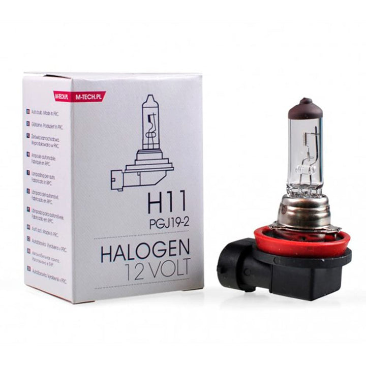 M-Tech Tech Z8 Halogenlampe PGJ19 – 2 12 V/55 W H11, Silber, Schwarz