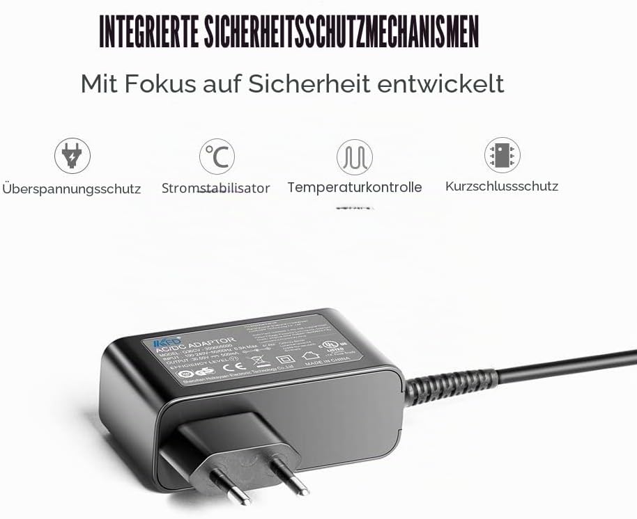 KFD Netzteil 30V 500mA Ladegerät Ladekabel für BuTure VC40 VC50 VC70 VC80 JR200 JR400 JR500 JR600 25