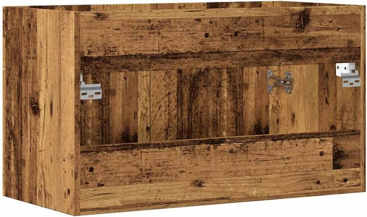 vidaXL Waschbeckenunterschrank Altholz-Optik 80x38,5x46 cm 80 x 38.5 x 46 cm Altholz, 80 x 38.5 x 46