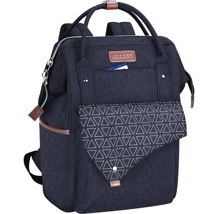 KROSER Rucksack Damen für Schule Laptop Rucksack 15,6 Zoll Schulrucksack Daypack Wasserdichte mit US