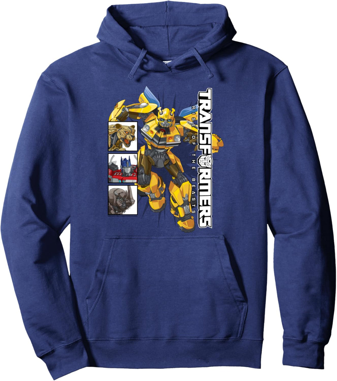 Transformers: Rise of the Beasts Box Panels Bumblebee Shot Pullover Hoodie