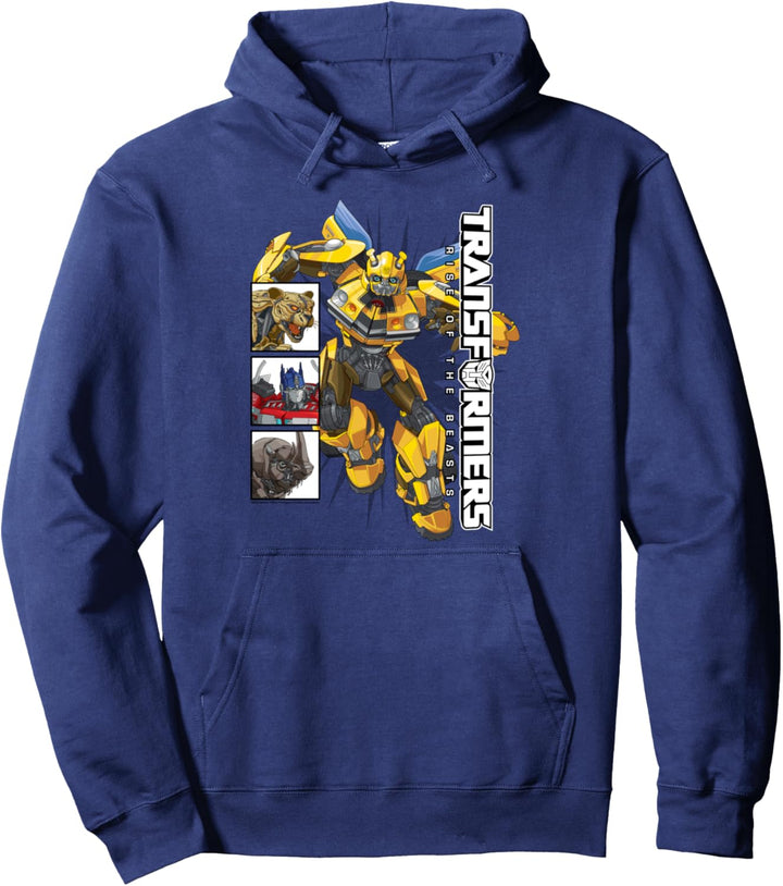 Transformers: Rise of the Beasts Box Panels Bumblebee Shot Pullover Hoodie