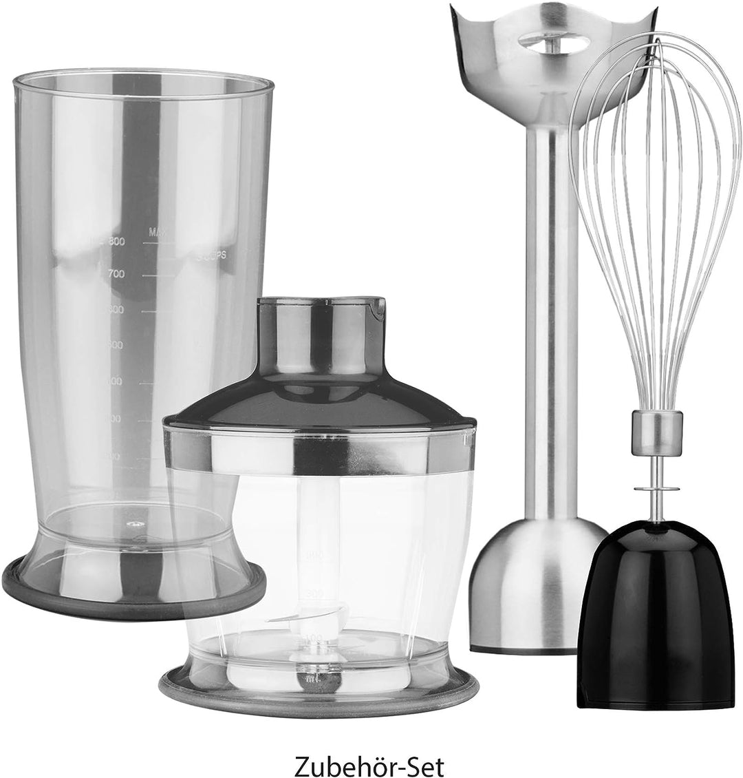 GASTROBACK Design Stabmixer Advanced Pro, D x H: 65 x 400 mm, Schwarz, Blau, Edelstahl