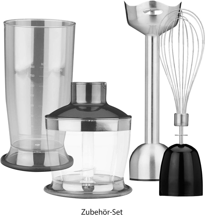 GASTROBACK Design Stabmixer Advanced Pro, D x H: 65 x 400 mm, Schwarz, Blau, Edelstahl