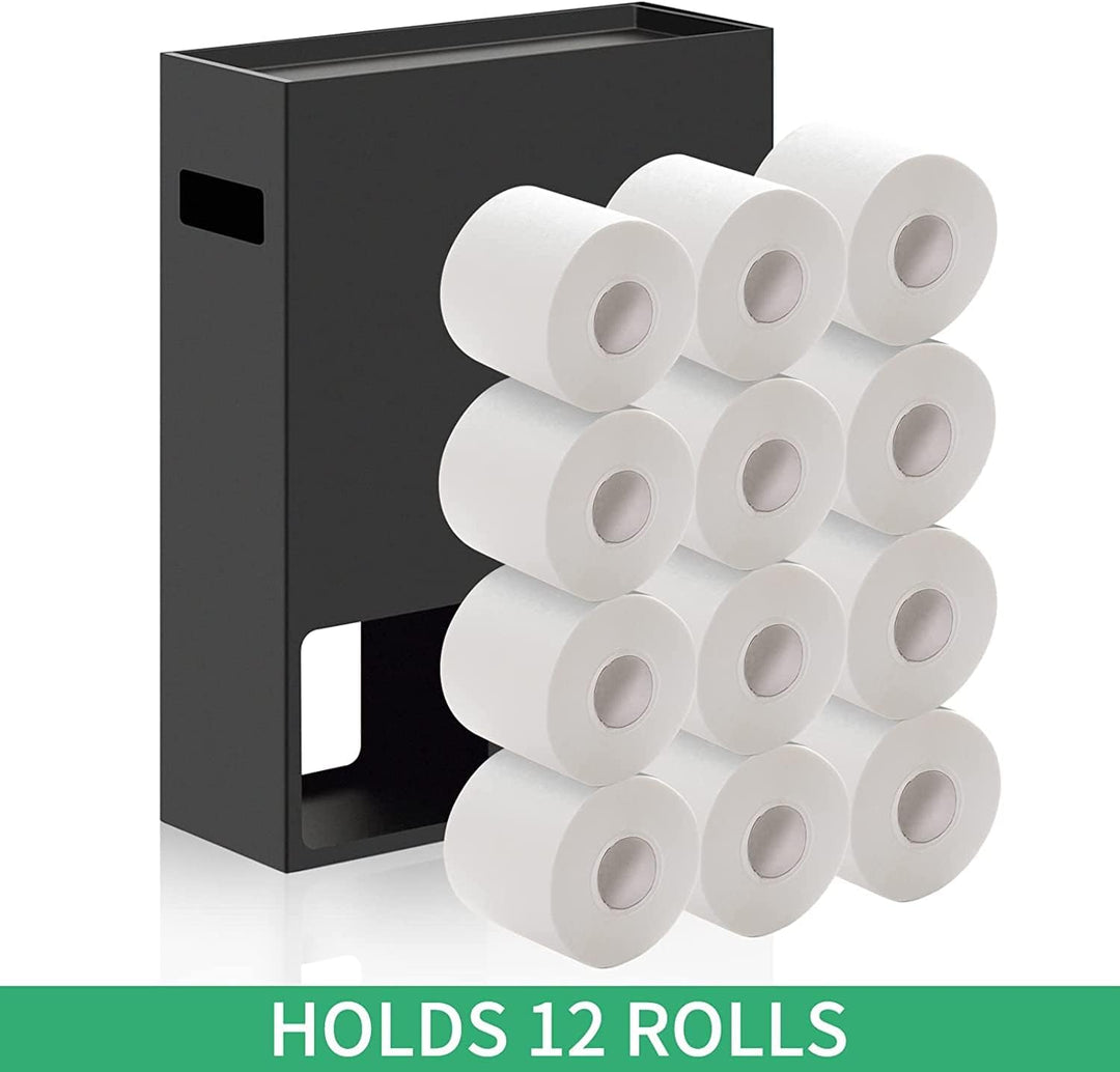 Toilettenpapierhalter Rollenhalter Klopapier Aufbewahrung Ersatzrollenhalter Organizer Badezimmer Se