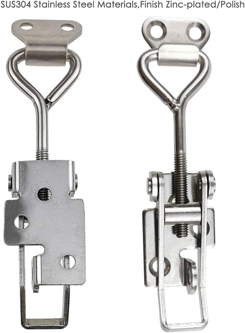 Verstellbare Verriegelung für Schränke, Boxen, Hebelgriff, Knebelverschluss, 2 Stück (1S, Bereich: 7