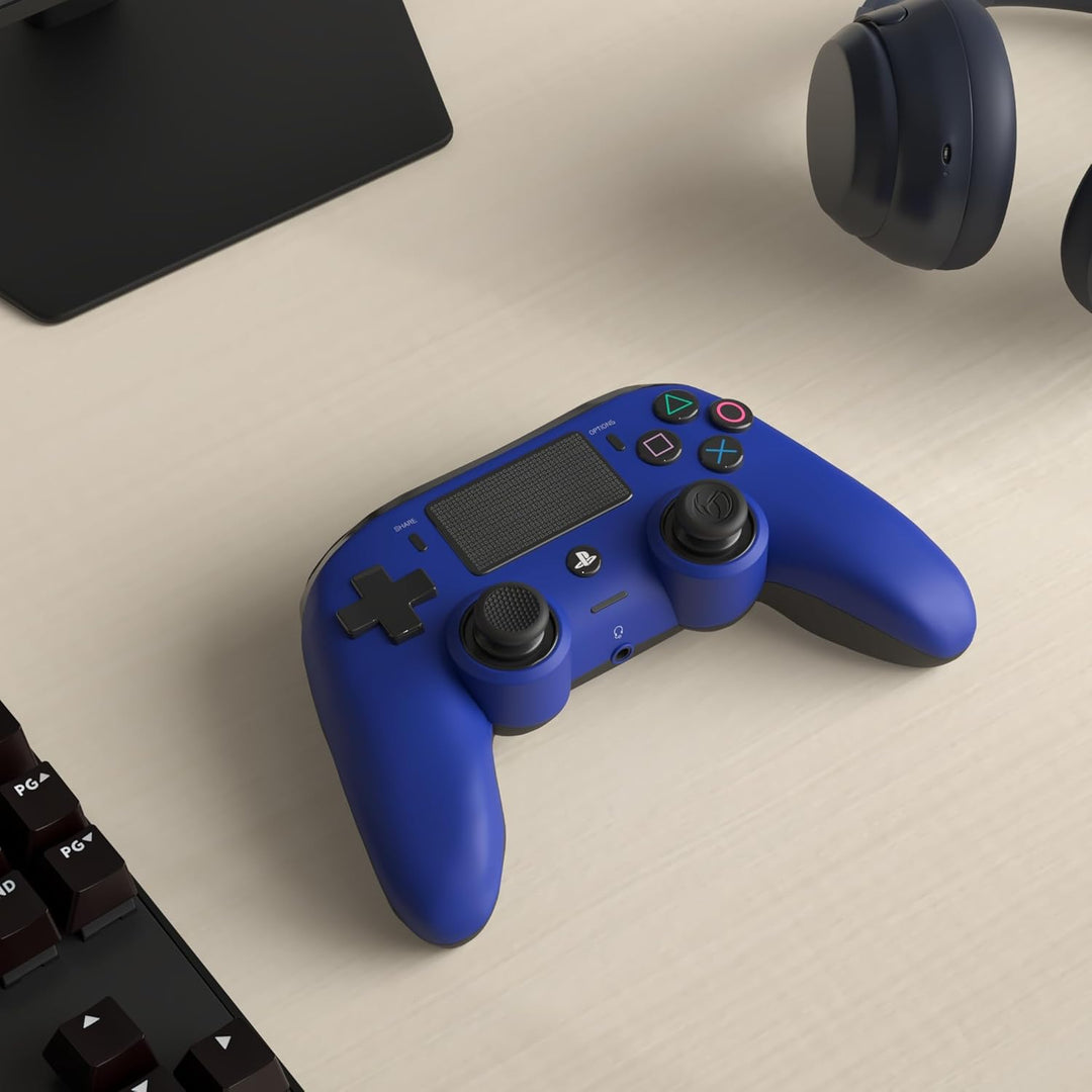 NACON PS4 Controller Color Edition, Blau Single, Single