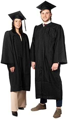 SKÉMATA Abschluss Robe Unisex Leichte Mikrofaser mit Graduierung Kappe und Quaste Inklusive, Geeigne