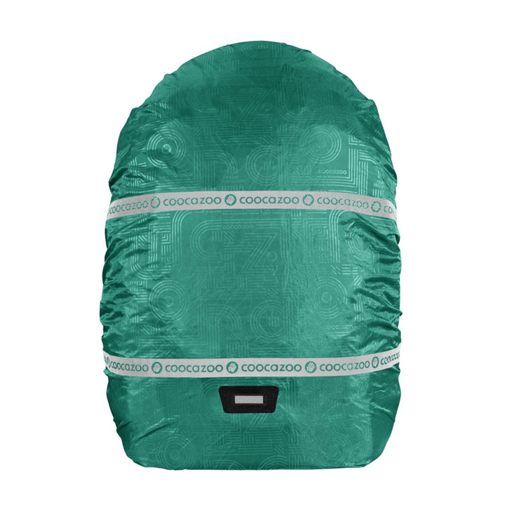 coocazoo Regenhülle, Fresh Mint, Mint, reflektierend und wasserdicht, getapte Nähte, geeignet für Ru