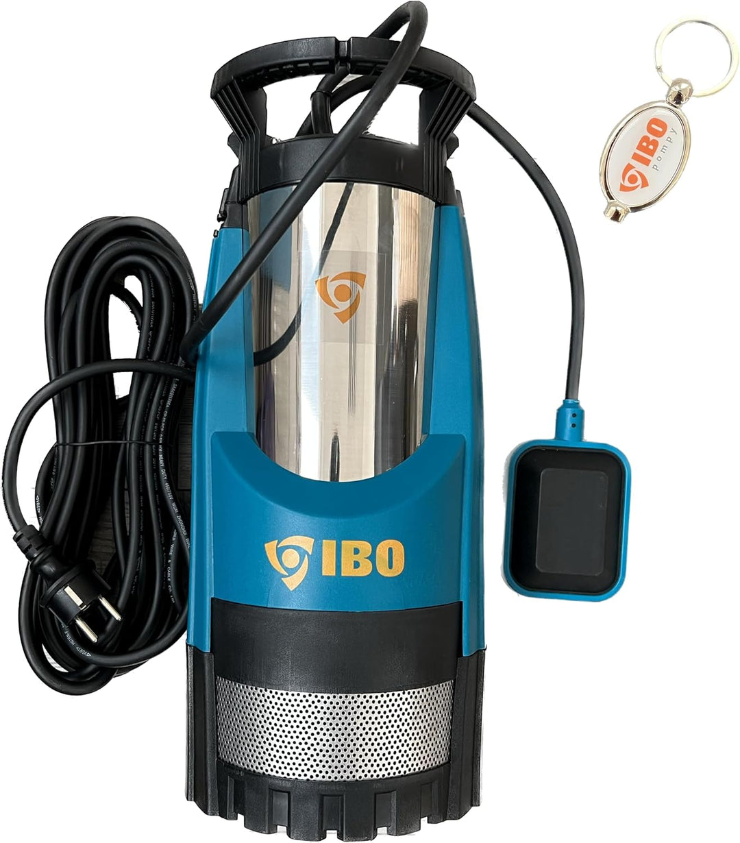 IBO Tauchpumpe Multi IP 1200W INOX 6300l/h Wasserpumpe Edelshtahl Bewässerung